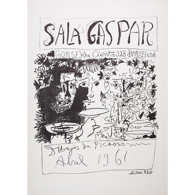 Pablo Picasso, Exhibition of Drawings, Original Signed Lithograph For Sale - Image 6 of 6