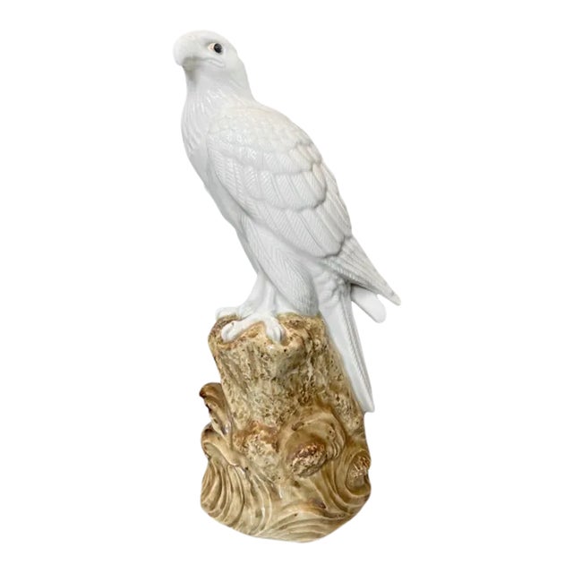 Japanese Hirado Porcelain Hawk For Sale