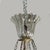 Art Deco Italian Glass and Brass Chandelier, 1930s For Sale - Image 10 of 11