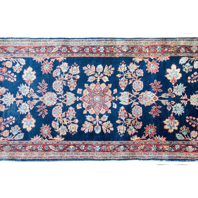 Textile Early 20th Century Persian Sarouk Rug For Sale - Image 7 of 14