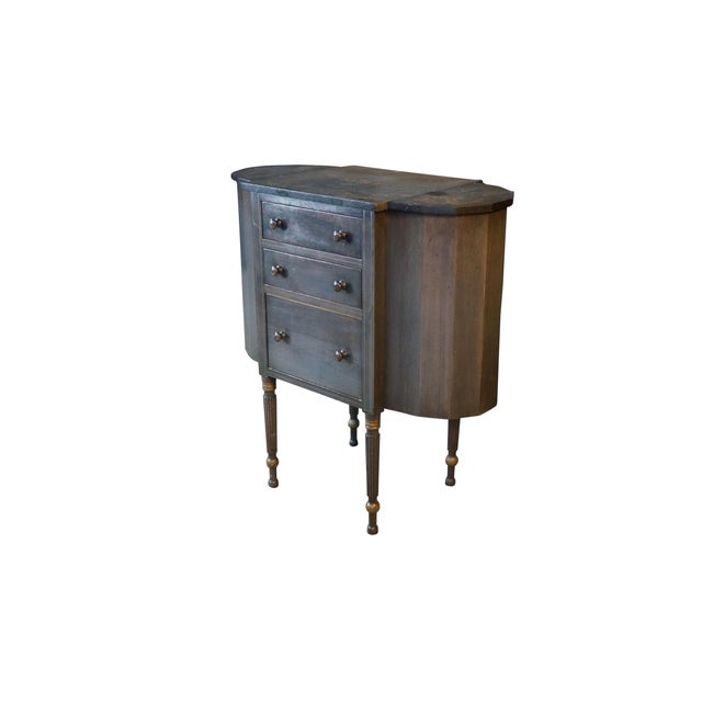 American Antique Grand Rapids Furniture Shops Martha Washington Mahogany Sewing Cabinet For Sale - Image 3 of 18