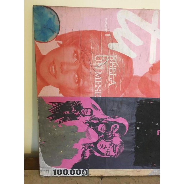 1960s Ermete Lancini, Abstract Collage, 1960s, Mixed Media For Sale - Image 5 of 18