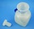 19th Century Milk Murano Glass Perfume Bottle with Blue Cameo attributed to Salviati & C. For Sale - Image 13 of 18