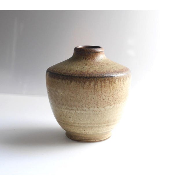Ceramic Pottery Vase by Arthur Andersson for Wallåkra For Sale - Image 7 of 9