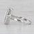 Modern 0.35ctw Diamond Halo Ring 14k White Gold Size 7 For Sale - Image 3 of 9