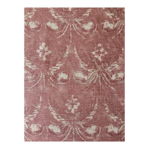 Kate Forman Josephine Red Linen Blend Fabric 3 Yards
