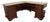 Late 20th Century Traditional Cherry Wood L-Shaped Executive Corner Desk With Integrated File Storage For Sale
