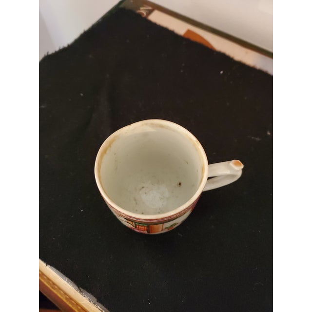 Ceramic Antique Chinese Porcelain Qianlong 18th Century Cup For Sale - Image 7 of 8
