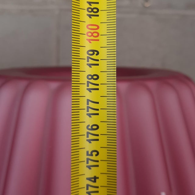 Pink Murano Glass Handkerchief Floor Lamp, 1970s For Sale - Image 13 of 14