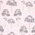 Schumacher Tree River Wallpaper in Blush For Sale