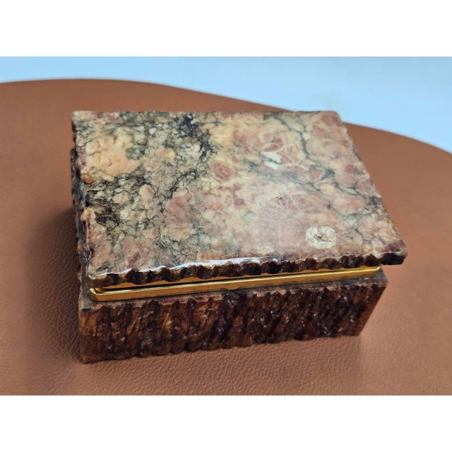 Art Deco Marble Box, 1920s For Sale - Image 4 of 8