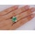 Gia Certified 4 Carat Colombian Minor Oil Emerald & Diamond Engagement Ring, Size 6.75 For Sale - Image 4 of 8