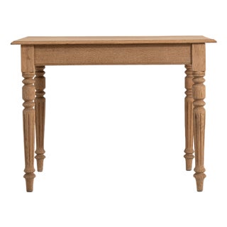 19th Century French Louis XVI Oak Side Table For Sale