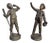 Antique French Spelter Figures, 1890, Set of 2 For Sale