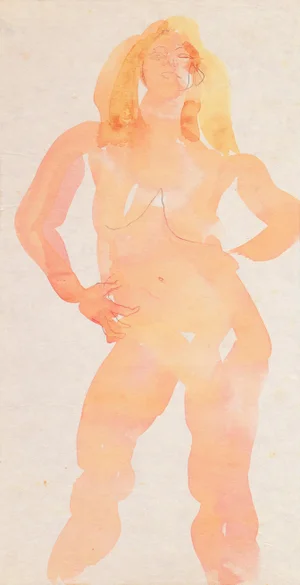 'Standing Nude' by Victor DI Gesu, Paris, Louvre, Academie Chaumiere, Carmel, California, Los Angeles County Museum of Art
