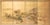 1950s Showa Era Japanese Painted Byobu Screen "Landscape With Temple" For Sale - Image 17 of 17