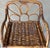 Charming Mid 20th-Century Four-Tier Decorative Tortoiseshell Rattan Storage Shelf For Sale - Image 12 of 17