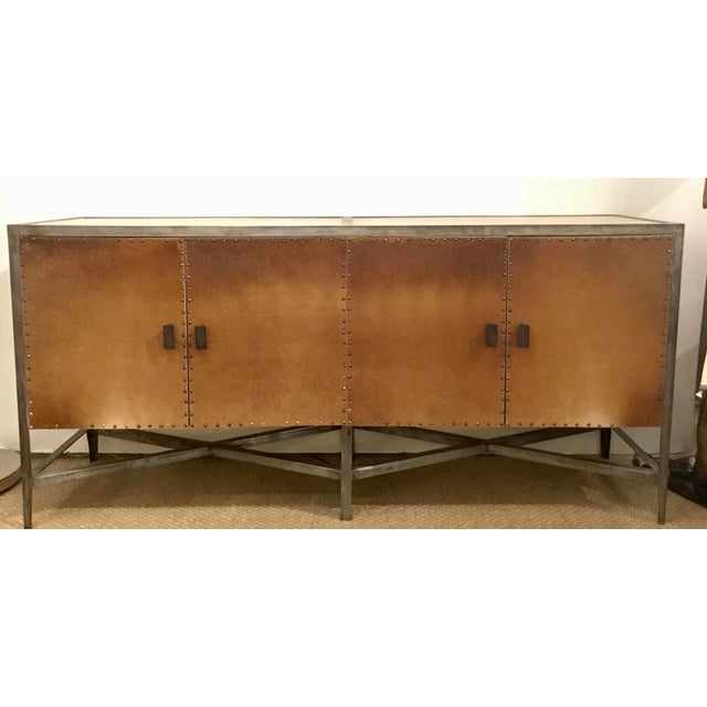 Modern Hair on Hide Sideboard Chairish