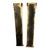 Gold Antique Gilt Architectural Pilasters, Hand-Painted Floral Motifs, 1950 For Sale - Image 8 of 12