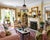 A charming Tiffany-style handcrafted ceiling lamp shade (shade only, needs wiring), beautifully composed of luminous slag...