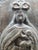 Mid Century Belgium Madonna and Child Ceramic Plaque Wall