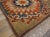 Excellent Multicolored With Unique Symmetrical Desing Forming a Star in the Center Antique American Hooked Rug For Sale - Image 12 of 13