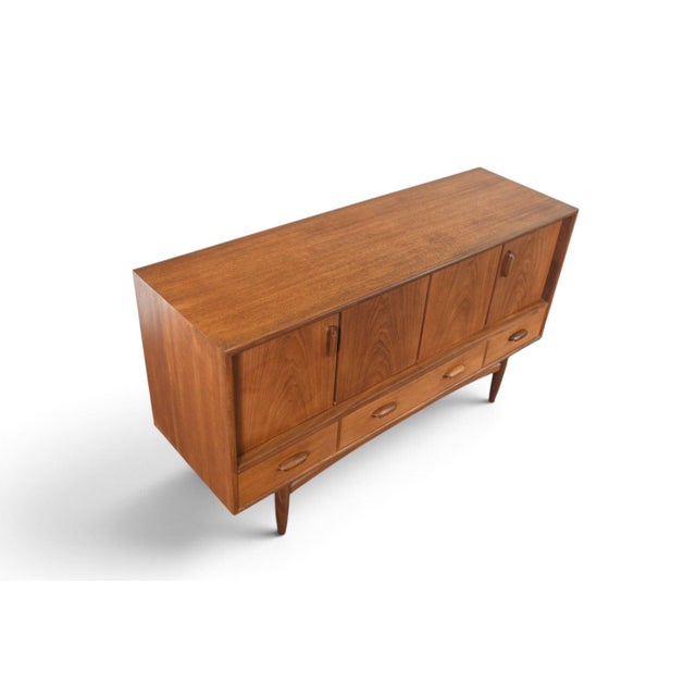 Wood Small G Plan "Scandinavian Range" Credenza in Teak For Sale - Image 7 of 8