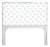Mar Headboard Double, White For Sale