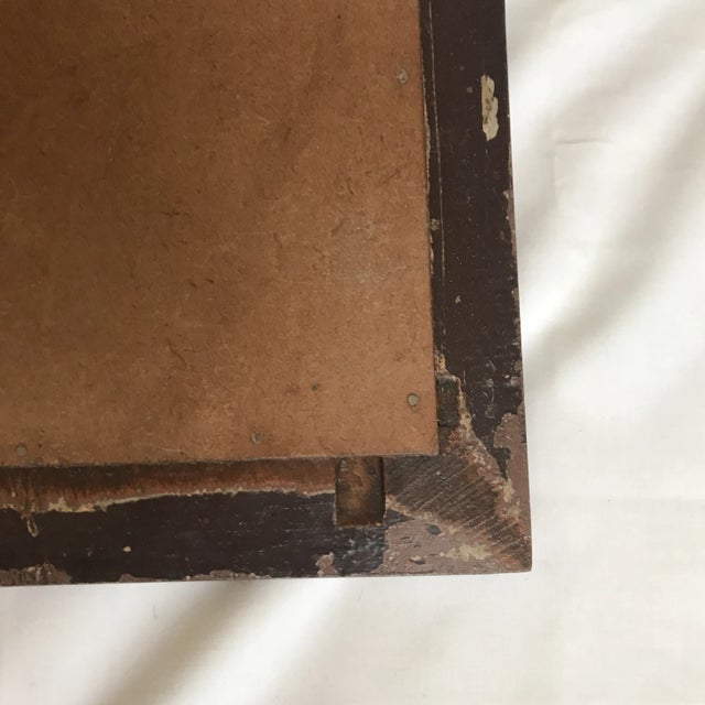 Vintage Indian Archway Painted Teak Mirror For Sale - Image 10 of 11