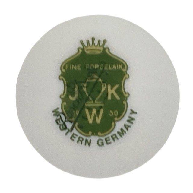 Mid 20th Century Porcelain Song Bird Plates JKW Western Germany, Set of 6 For Sale - Image 14 of 18