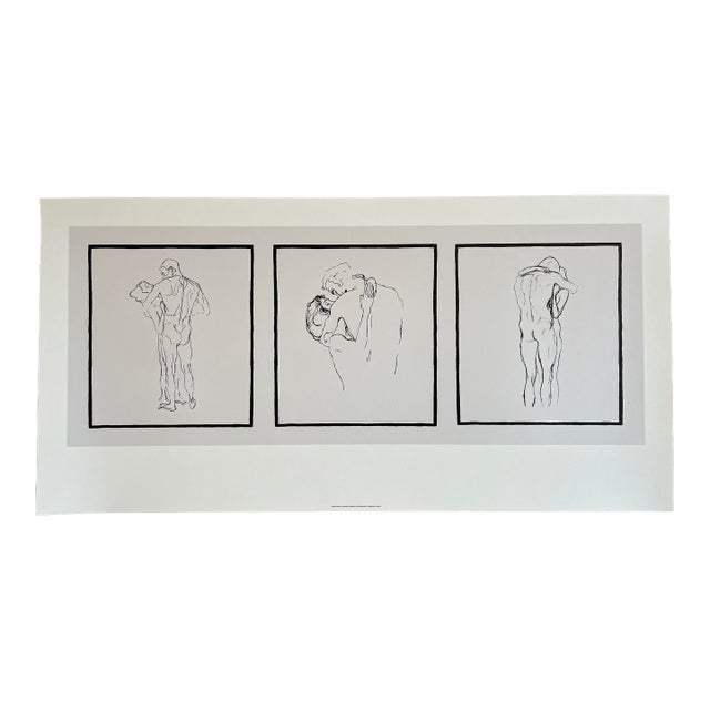 Gustav Klimt (1862-1918), Couples D'Amants, Printed in Belgium For Sale