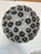 Black Contemporary Clear and Black Flowers Murano Glass Flush Mount For Sale - Image 8 of 8