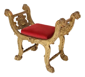 Renaissance Style Giltwood Bench