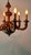 19th Century French Napoleon III Style Hand-Carved and Gilt Painted 6-Light Wooden Chandelier For Sale - Image 14 of 17