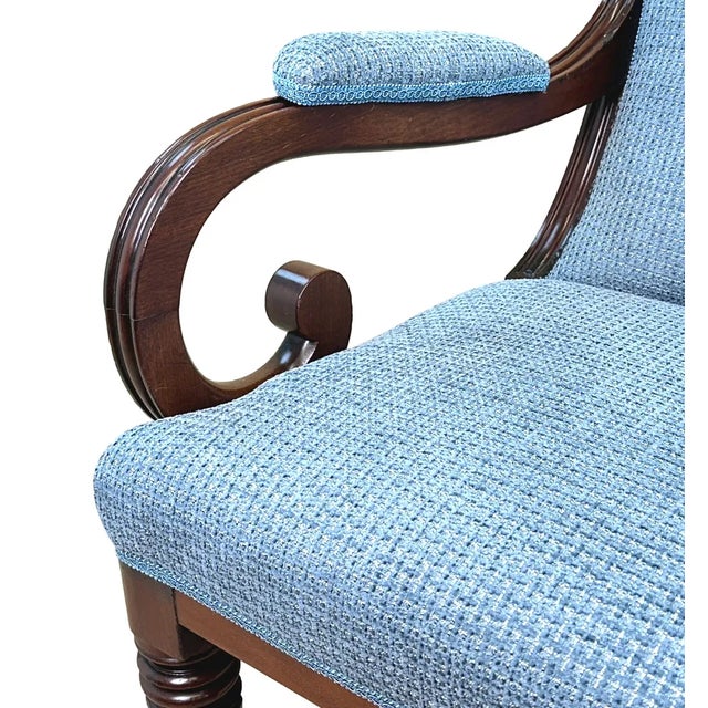 William Iv Mahogany Library Armchair, 1835 For Sale - Image 4 of 10