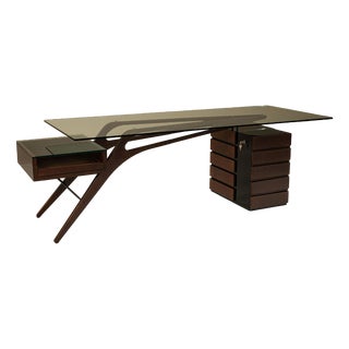 Cavour Desk by Carlo Mollino for Zanotta, Italy, 1949 For Sale