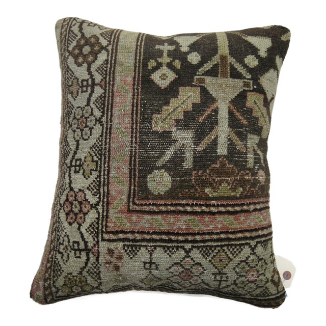Malayer Rug Pillow rug no. p3542 For Sale