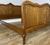 Vintage French Louis XVI Oak Double Bed Frame with Carved Headboard For Sale - Image 10 of 13