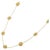 This is part of Chairish’s Fine Jewelry assortment. Yellow Sapphire Necklace in 18K Gold studded with mix cut sapphire...