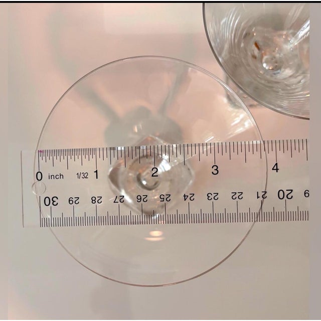 Glass 1990s DiSaronno “Melting Ice Cube” Martini Glasses- Set of 12 Glasses For Sale - Image 7 of 12