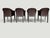 Normal Armchairs in Beechwood and Leather by Massimo Scolari for Giorgetti, Italy, 2006, Set of 4 For Sale - Image 13 of 18
