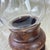 Pair Vintage Italian Wood & Blown Glass Hurricane Candle Holders For Sale - Image 11 of 12