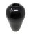 A lovely hand-blown ebony glass shoulder vase by acclaimed American glass artist Steven Correia. The vase is signed and...