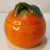 1950s 1950s German Porcelain Orange Shaped Marmalade Pot For Sale - Image 5 of 7