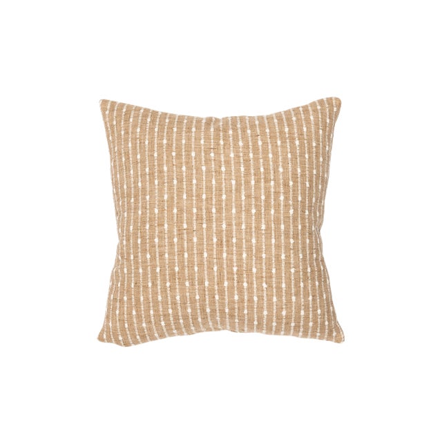 Decorative pillow; knife edge; hidden zipper closure; 90/10 feather/down insert Dry Clean