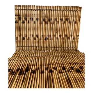 Natural Wood Bamboo Placemats, Set of Four For Sale
