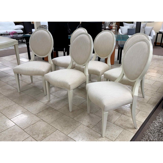 Wood Caracole/Schnadig Taste-Full Dining Side Chairs, Set of 6 For Sale - Image 7 of 18