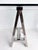 Williams Sonoma Home "Mason" Sawhorse Glass Top Table/Writing Desk For Sale - Image 12 of 15