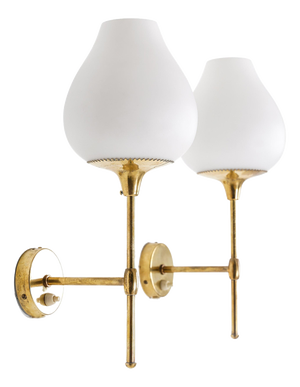 Wall Lights attributed to Bergboms, Sweden, 1950s, Set of 2