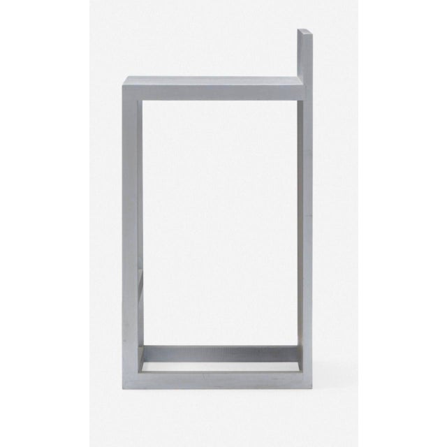 After Donald Judd Chair/Stool by PLANEfurniture (defunct), Los Angeles USA, c. 2010 Oakwood Dimensions: 28 h × 15 w × 15¼...
